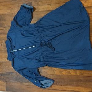 Mlle Gabrielle Denim Dress Size 3X NWT